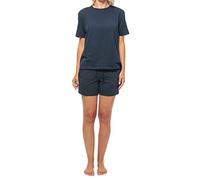 Schiesser - Mix - Organic Cotton - Schlafanzug kurz (40 Blau gepunktet/Dunkelblau)