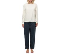 Schiesser - Mix - Organic Cotton - Schlafanzug lang (42 Blau gepunktet/Creme)