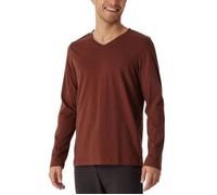 Schiesser Mix Plus Relax Long Sleeve Sweatshirt Weinrot Baumwolle 50 Herren