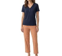 Schiesser - Mix & Relax - Schlafanzug (34 Orange/dunkelblau)
