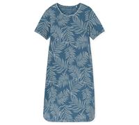 SCHIESSER - Nachthemd kurzarm 100cm atlantikblau - Gr. - 38