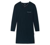 SCHIESSER - Nachthemd lang dunkelblau - Gr. - 54