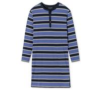 SCHIESSER - Nachthemd lang jeansblau - Gr. - 50