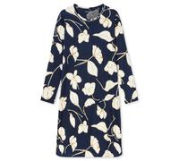 SCHIESSER - Nachthemd langarm, 100cm deep sea blue - Gr. - 40
