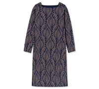SCHIESSER - Nachthemd langarm, 110cm deep sea blue - Gr. - 38