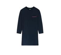 Schiesser Herren lang-Bigshirt-Sleepshirt-Organic Cotton-Comfort Nightwear Nachthemd, Nachtblau_182901, 58