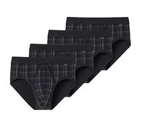 Schiesser - Original Classics Feinripp - Sportslip mit Eingriff - 172691-4er Pack (8 Schwarz)