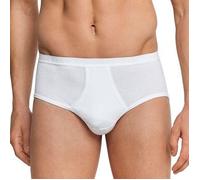 Schiesser Original Classics Fine Rib Sport Brief Weiß Baumwolle 3XL Herren