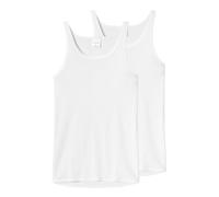 Schiesser Herren Unterhemd fijnripp 5121 Weiß XL
