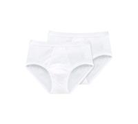 SCHIESSER Sportslip Original Classics Feinripp Doppelpack weiß M