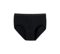 Schiesser Sportslip Original Feinripp mit Eingriff schwarz Herren, Größe 4