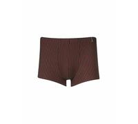 Schiesser Boxershorts Long Life Soft 149047 rot/schwarz gestreift Herren - 1 Stück, Größe 7