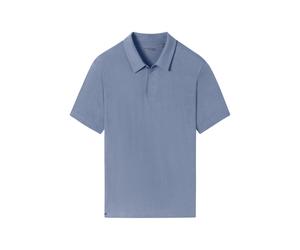 SCHIESSER - Poloshirt kurzarm blaugrau - Gr. - 48