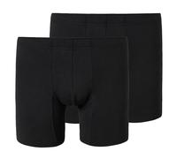 SCHIESSER - Premium Cotton-Shorts 2P 2er Pack - Größe M - schwarz