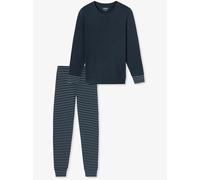 Schiesser Pyjama Damen blau, 42