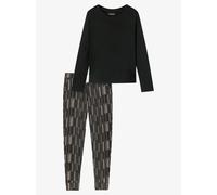Schiesser Pyjama Damen schwarz, 44