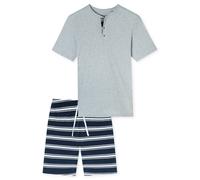 Schiesser Pyjama Herren hellgrau, 56