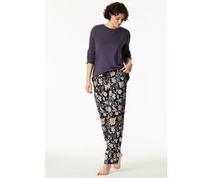 Schiesser Pyjama-Hose in Schwarz - Größe 40 | Damen Loungewear