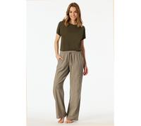 Schiesser Pyjama-Hose in Taupe - Größe 38 | Damen Loungewear