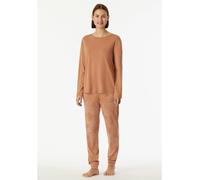 Schiesser Pyjama in Beige - Größe 36 | Damen Loungewear