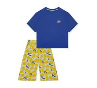 Schiesser Pyjama aus Modal-Mix mit 3/4-Arm in Royal, Größe 40