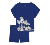 Schiesser Pyjama in Dunkelblau - Größe 38 | Damen Loungewear