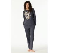 Schiesser Pyjama in Dunkelblau - Größe 38 | Damen Loungewear