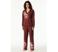 Schiesser Pyjama in Rot - Größe 46 | Damen Loungewear