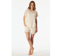 Schiesser Pyjama aus Modal-Mix in Beige, Größe 42