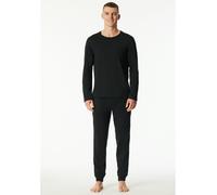 Schiesser Pyjama Herren schwarz, 58