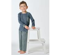 Schiesser Schlafanzug lang Ringel mineral – Kids Nightwear Größe 98