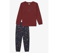 Schiesser Pyjama Jungen bordeaux, 92