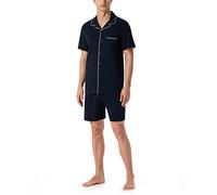 Schiesser Pyjama Kurz Herren Marine Größe 58