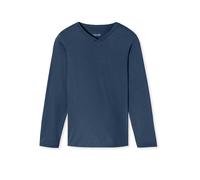 SCHIESSER Pyjama Langarmshirt MIX + RELAX royal blau | 50