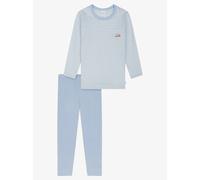 Schiesser Pyjama Mädchen hellblau, 92