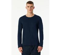 Schiesser Pyjama-Oberteil in Dunkelblau - Größe 52 | Herren Plussize