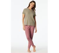 Schiesser Pyjama-Oberteil in Grün - Größe 34 | Damen Loungewear