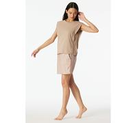 Schiesser Pyjama-Oberteil in Sand - Größe 48 | Damen Loungewear