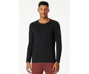 Schiesser Pyjama-Oberteil in Schwarz - Größe 56 | Herrenshirts