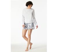Schiesser Pyjama-Oberteil in Weiß - Größe 44 | Damen Loungewear