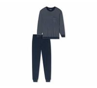 Schiesser Pyjama-Set - Herren - Gr. XXL - dunkelblau