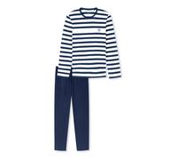 Schiesser Pyjama-Set - Herren - Gr. XXL - weiß/gestreift
