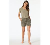 Schiesser Pyjama-Shorts in Khaki - Größe 40 | Damen Loungewear