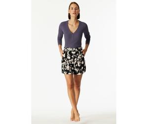 Schiesser Pyjama-Shorts in Schwarz - Größe 42 | Damen Loungewear