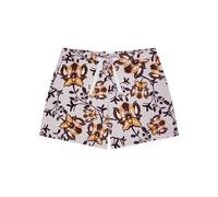 Schiesser Relaxshorts - Damen - Gr. 42 - lila/geblümt
