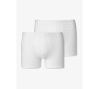 Schiesser Shorts 2er-Pack Organic Cotton Webgummibund weiß - 95/5 für Jungen 152