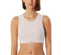 Schiesser Bustier Revival Paula Feinripp Bio-Baumwolle 95% Baumwolle 5% Elasthan Damen Weiß Gr. 46