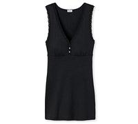 Schiesser Revival, Damen Chemisette Agathe, Schwarz, 40