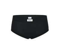 Panty SCHIESSER "Revival", Damen, Gr. 38, schwarz (000, schwarz), Feinripp, Obermaterial: 95% Baumwolle, 5% Elasthan, unifarben, körpernah, Unterhosen, mit platziertem Rippmuster und breitem Bundgummi