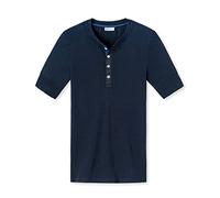 Schiesser Freizeit-T-Shirt Revival Karl-Heinz Kurzarm dunkelblau Herren Größe 5